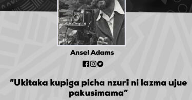 Nukuu kutoka kwa Ansel Adams kuusu Maisha