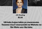 Nukuu kutoka kwa J.K. Rowling