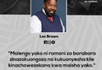 Nukuu kutoka kwa Les Brown Kuusu Malengo