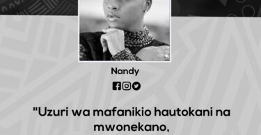 Nukuu kutoka Nndy kuusu Mafanikio