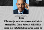 Nukuu kutoka kwa Barack Obama kuusu Mabadiliko