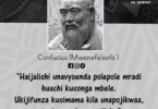 NUKUU KUTOKA KWA CONFUCIOUS KUUSU KUPAMBANA