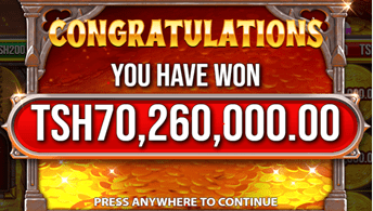 Dau la TZS 10,000 laibadilika kuwa TZS 70 milioni kwenye SportPesa Kasino Sleeping Dragon — unaweza kuwa mshindi anayefuata