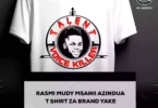 Rasmi Mudy Msanii Azindua T Shirt za Brand Yake