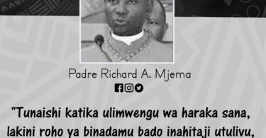 NUKUU KUTOKA KWA PADRE RICHARD A. MJEMA KUUSU ROHO YA BINADAMU