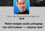 NUKUU KUTOKAKWA STEVE JOBS KUUSU MAISHA