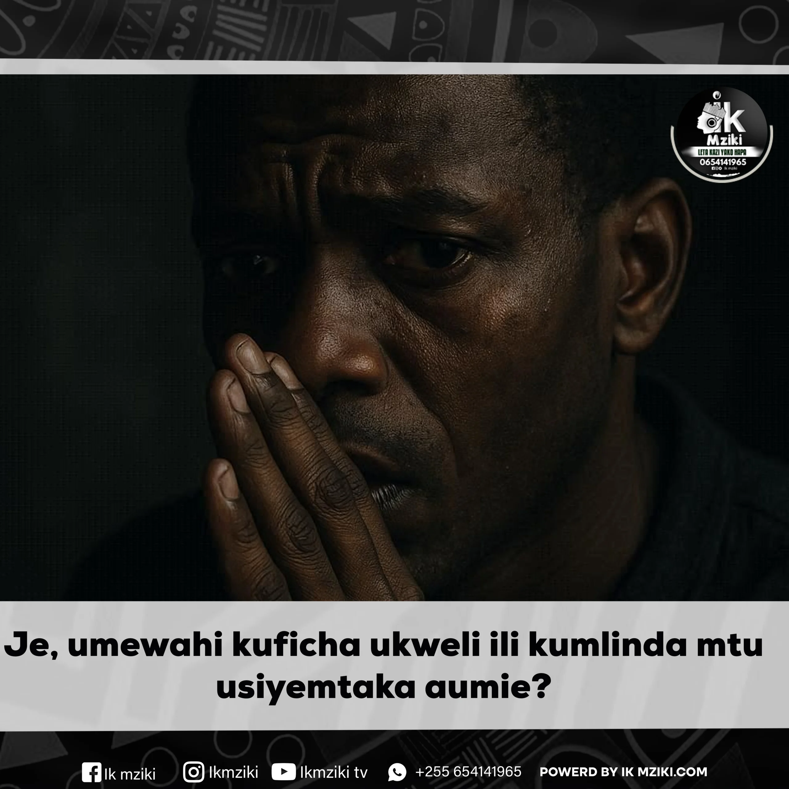 Je, umewahi kuficha ukweli ili kumlinda mtu usiyemtaka aumie