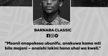 NUKUU YA LEO KUTOKA KWA BARNABA CLASSIC KUHUSU UBUNIFU