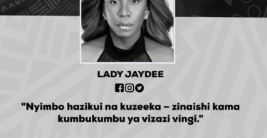 NUKUU YA LEO KUTOKA KWA LADY JAYDEE KUHUSU NYIMBO
