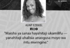 NUKUU YA LEO KUTOKA KWA AUNT EZEKIEL