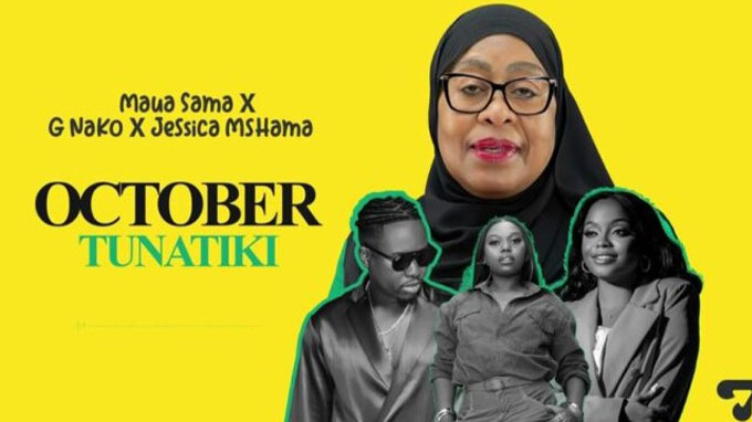 Maua Sama Ft G nako & Jessica Mshama – October Tunatiki (Official audio cover 2025)