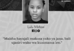 NUKUU YA LEO KUTOKA KWA LULU MICHAEL KUHUSU MAISHA