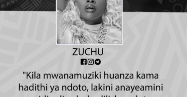 NUKUU YA LEO KUTOKA KWA ZUCHU KUHUSU KUAMINI NDOTO