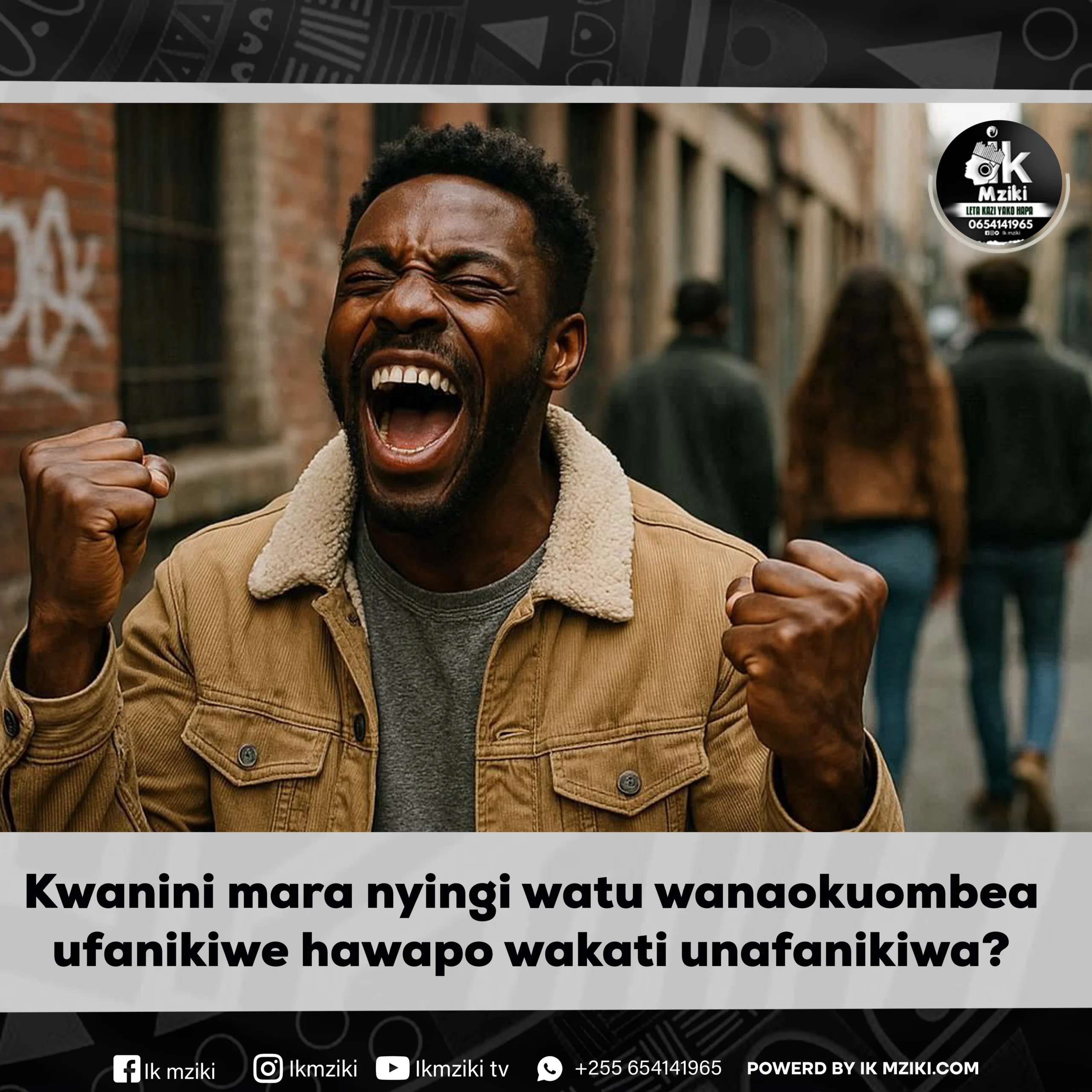 Kwanini mara nyingi watu wanaokuombea ufanikiwe hawapo wakati unafanikiwa
