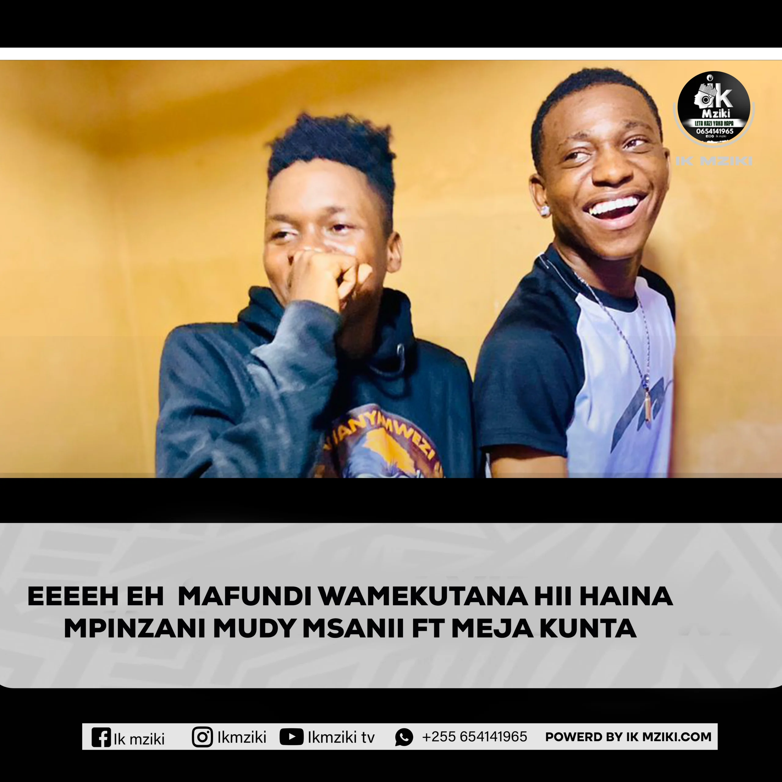 MUDY MSANII NA MEJA KUNTA NDANI YA TRACK MOJA HII HAINA MPINZANI