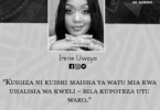NUKUU YA LEO KUTOKA KWA IRENE UWOYA KUHUSU FILAMU
