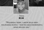 NUKUU YA LEO KUTOKA KWA SHILOLE KUHUSU KUPAMBANA
