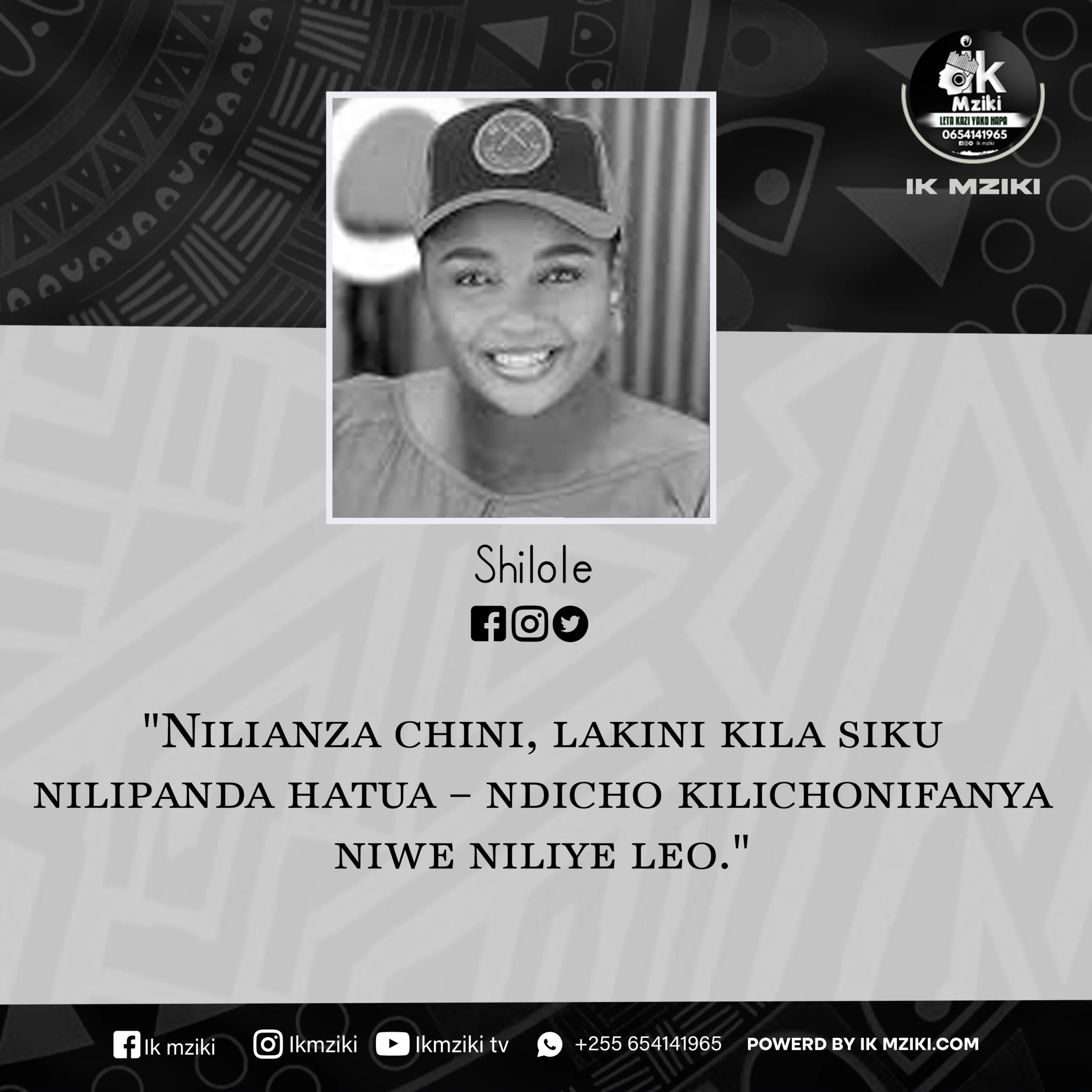 NUKUU YA LEO KUTOKA KWA SHILOLE KUHUSU KUPAMBANA