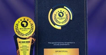 SportPesa Tanzania named Africa’s best sports Betting Brand at The Best Brand Africa Bwards