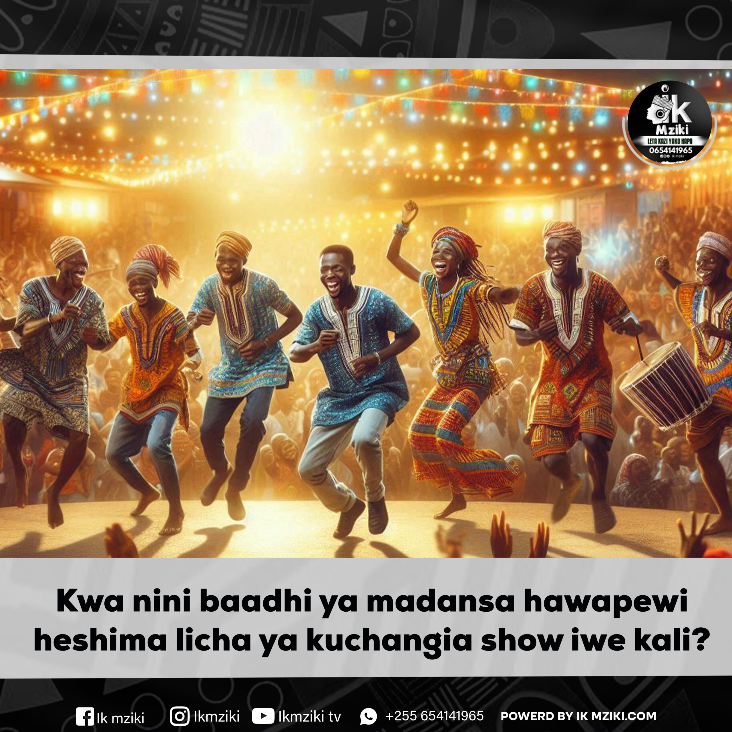 Kwa nini baadhi ya madansa hawapewi heshima licha ya kuchangia show iwe kali