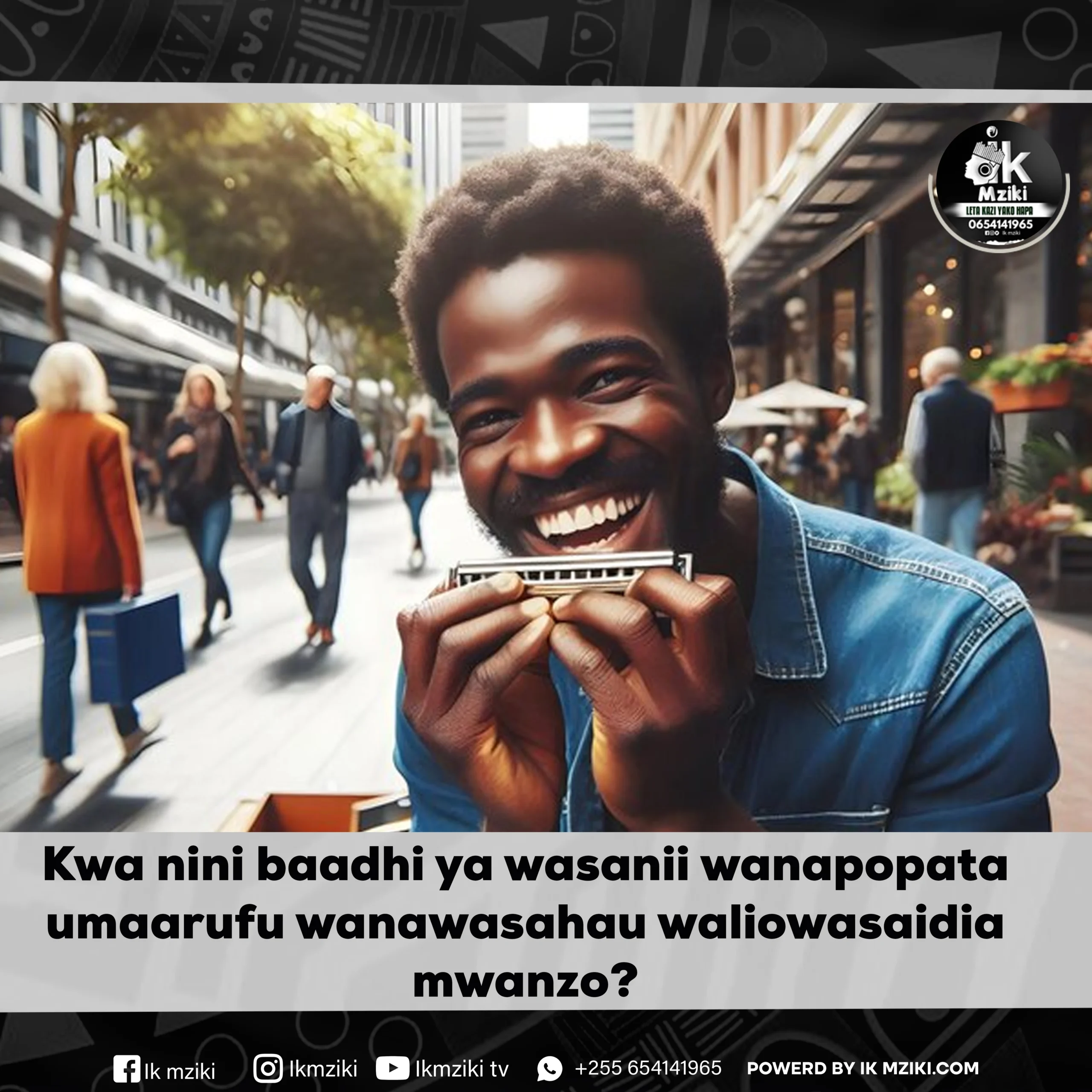 Kwa nini baadhi ya wasanii wanapopata umaarufu wanawasahau waliowasaidia mwanzo~1