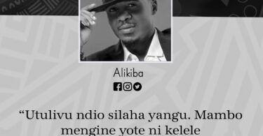 NUKUU YA LEO KUTOKA KWA KIBA THE BOY KUHUSU UTULIVU