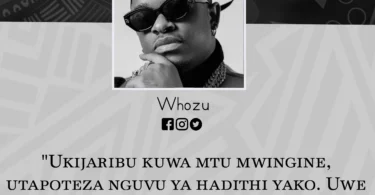 NUKUU YA LEO KUTOKA KWA WHOZU KUHUSU UHALISIA