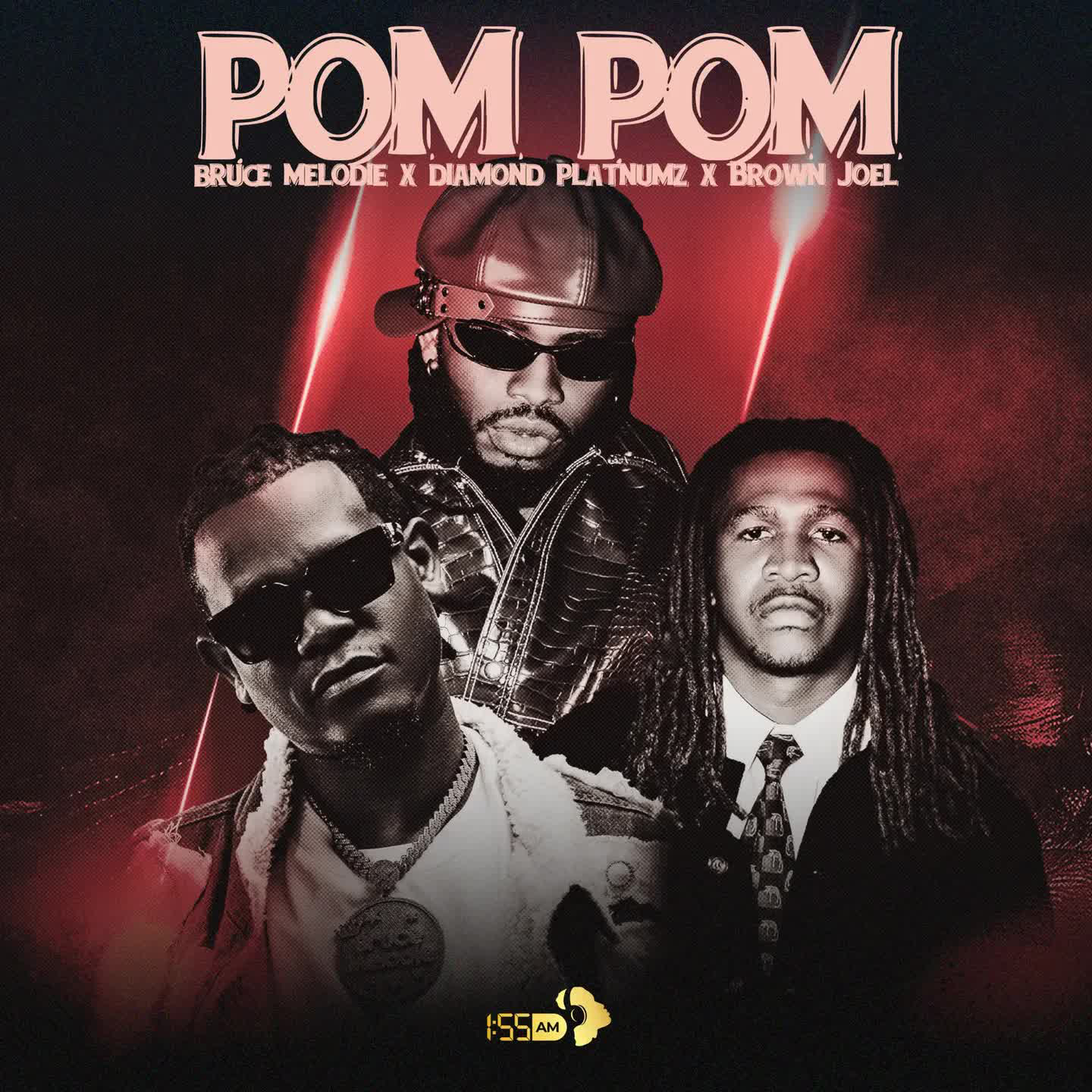 Bruce Melodie, Diamond Platnumz & Brown Joel – Pom PoM (Official Audio Cover 2026)
