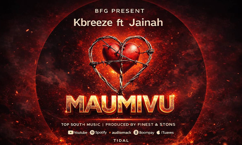 Kbreeze Ft. Jainah - Maumivu (Official Audio Cover 2026)