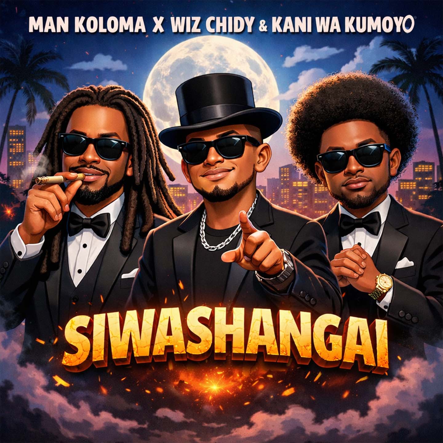 Man Koloma X Wiz Chid & Kani wa kumoyo - Siwashangai (Official Audio Cover 2026)