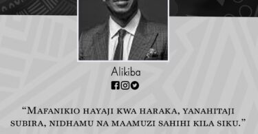 NUKUU YA LEO KUTOKA KWA ALIKIBA KUHUSU UVUMILIVU