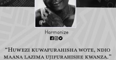 NUKUU YA LEO KUTOKA KWA HARMONIZE KUHUSU KUJITHAMINI