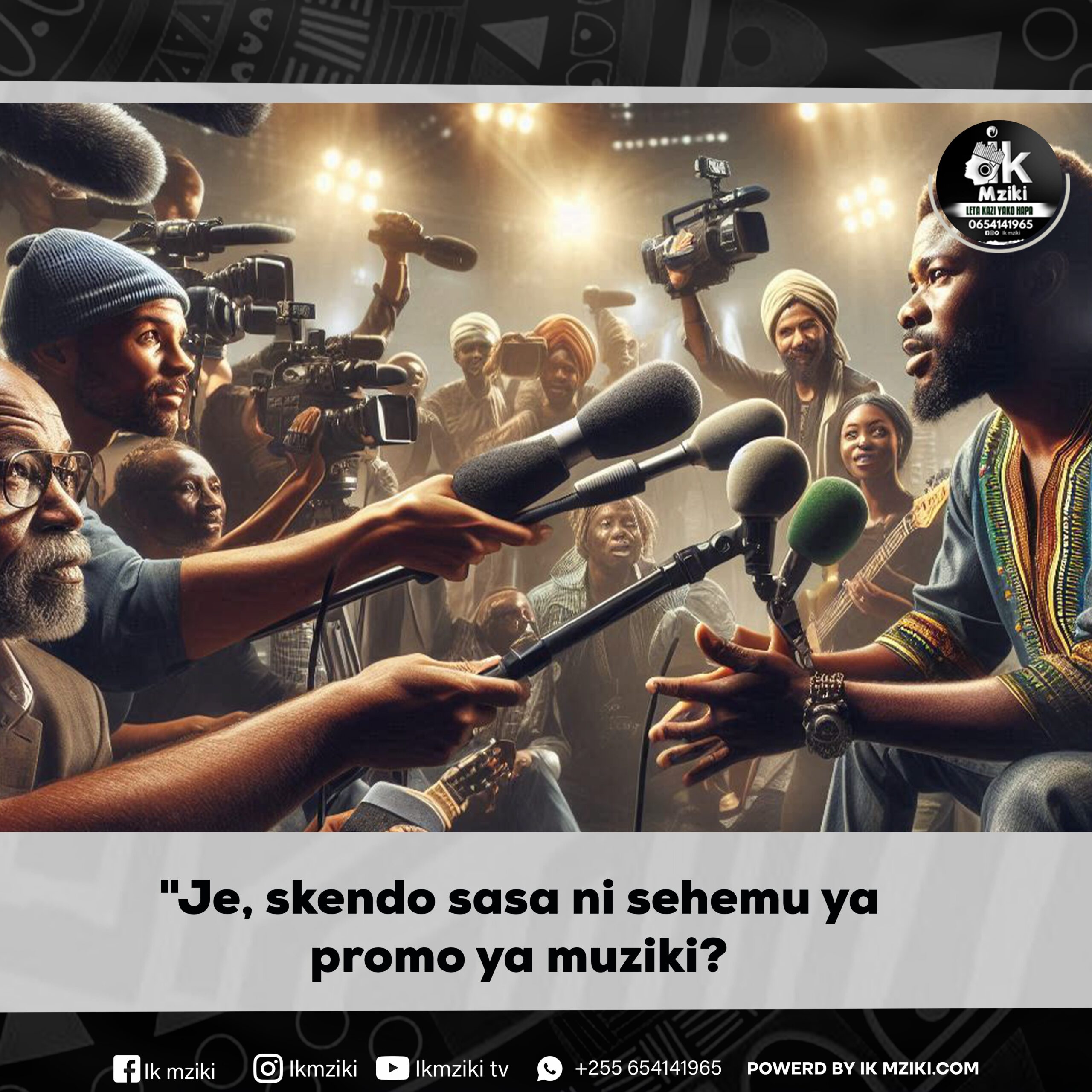 SAUTI YA MTAA Je skendo sasa ni sehemu ya promo ya muziki