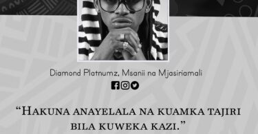 NUKUU YA LEO KUTOKA KWA DIAMOND PLATNUMZ KUHUSU KAZI NGUMU