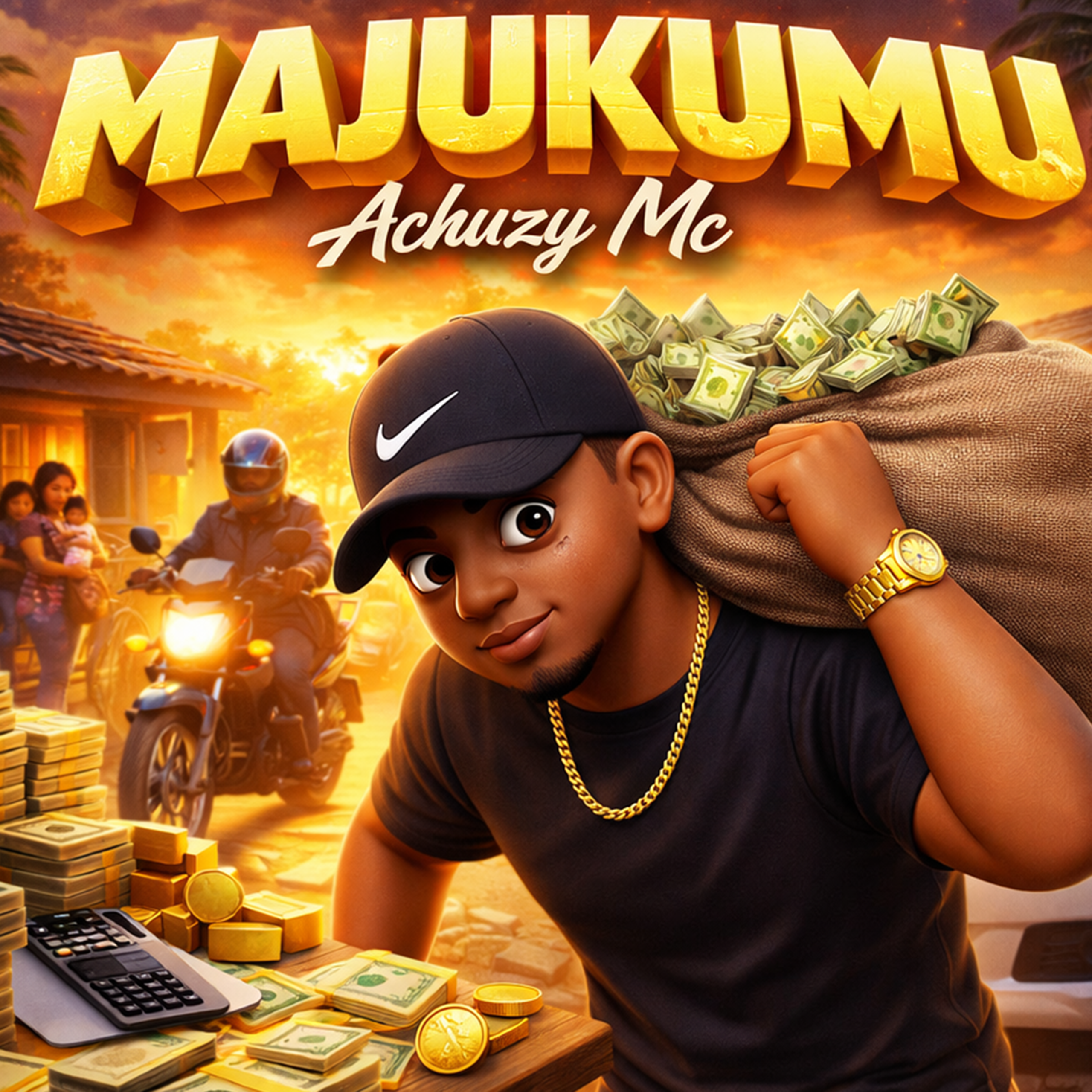 Achuzy Mc - Majukumu (Official Audio Cover 2026)