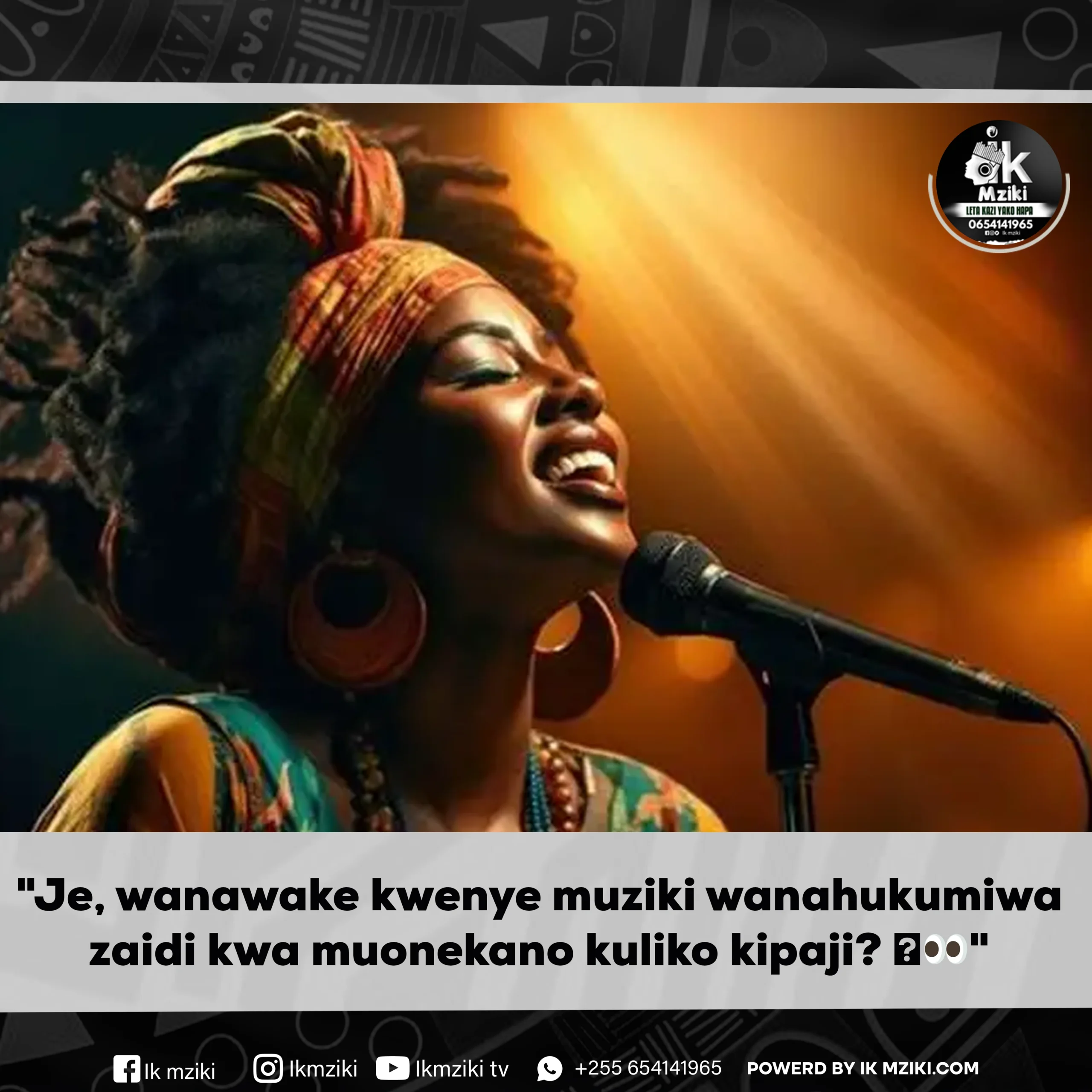 Je wanawake kwenye muziki wanahukumiwa zaidi kwa muonekano kuliko kipaji