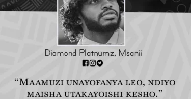 NUKUU YA LEO KUTOKA KWA DIAMOND PLATNUMZ KUHUSU MAAMUZI~2
