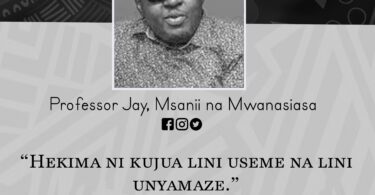 NUKUU YA LEO KUTOKA KWA PROFESSOR J KUHUSU HEKIMA