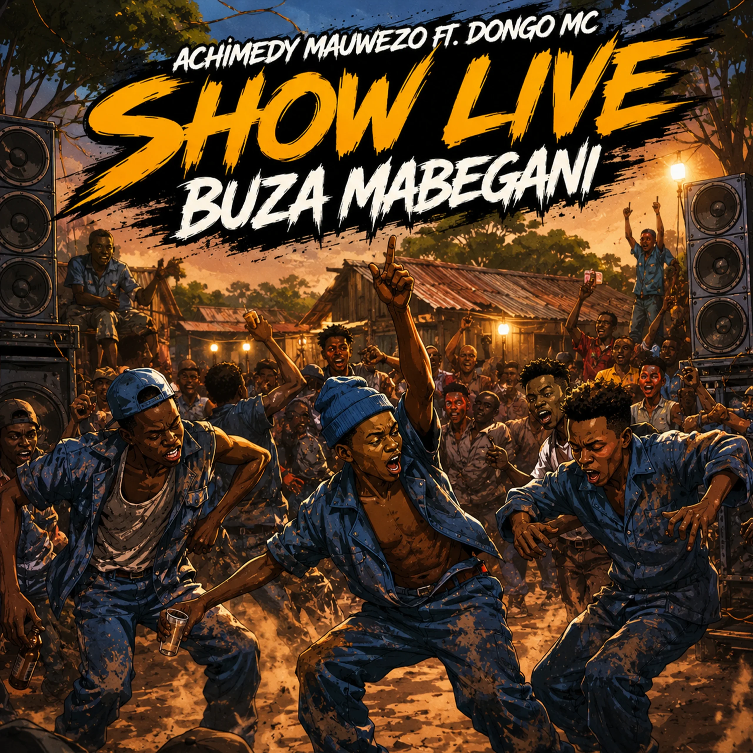 Achimedy Ft. Dongo Mc - Show Live Buza Mabegani (Official Audio Cover 2026)