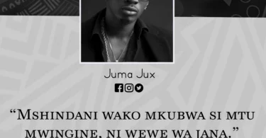NUKUU YA LEO KUTOKA KWA JUMA JUX KUHUSU KUJIBORESHA