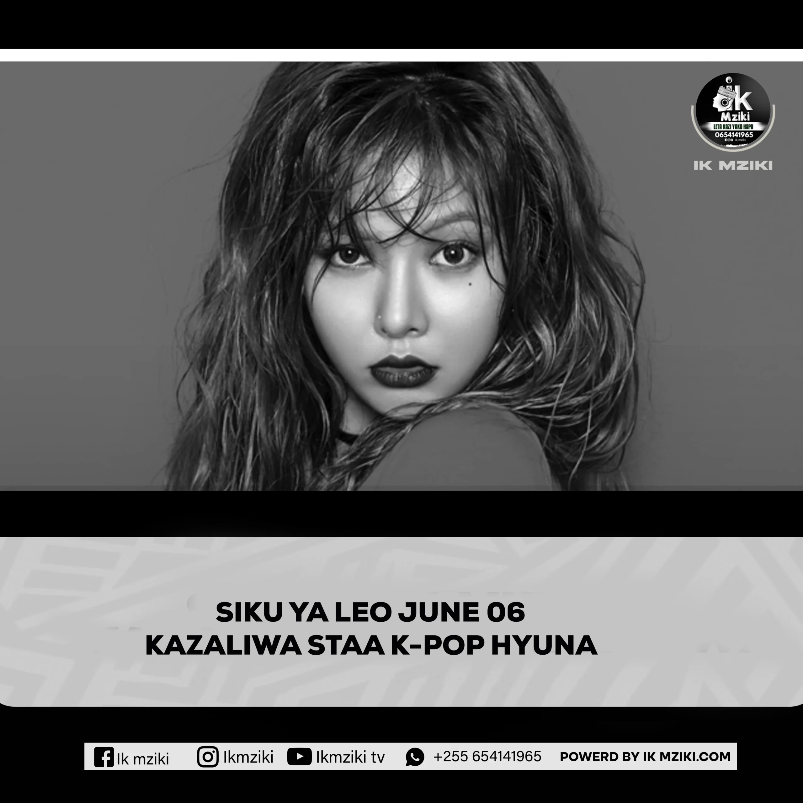 SIKU YA LEO JUNE 06 KAZALIWA STAA WA MUZIKI WA K-POP HYUNA