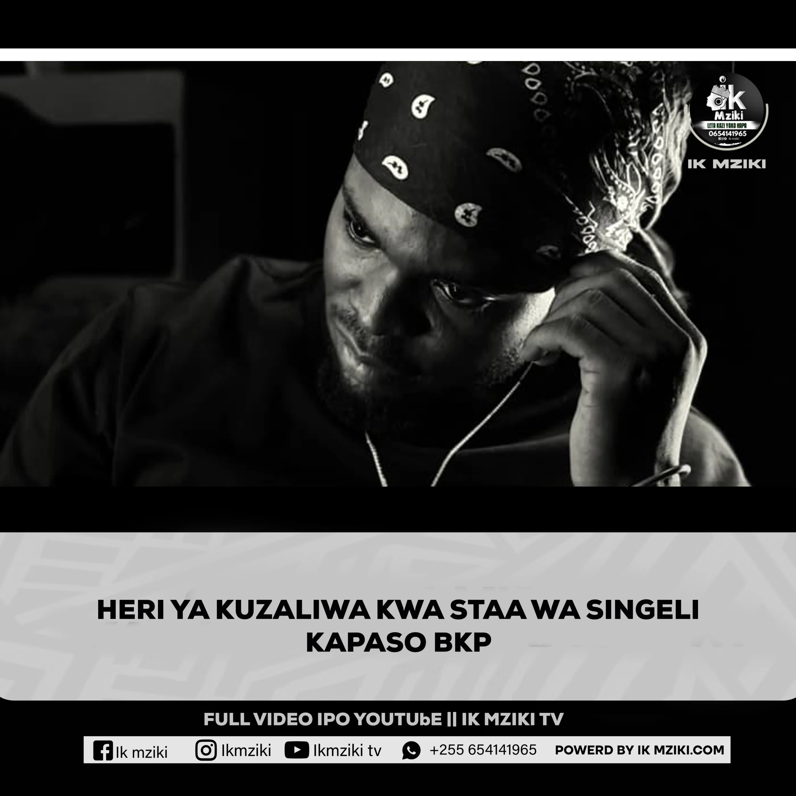 HERI YA KUZALIWA KWA STAA WA SINGELI KAPASO BKP