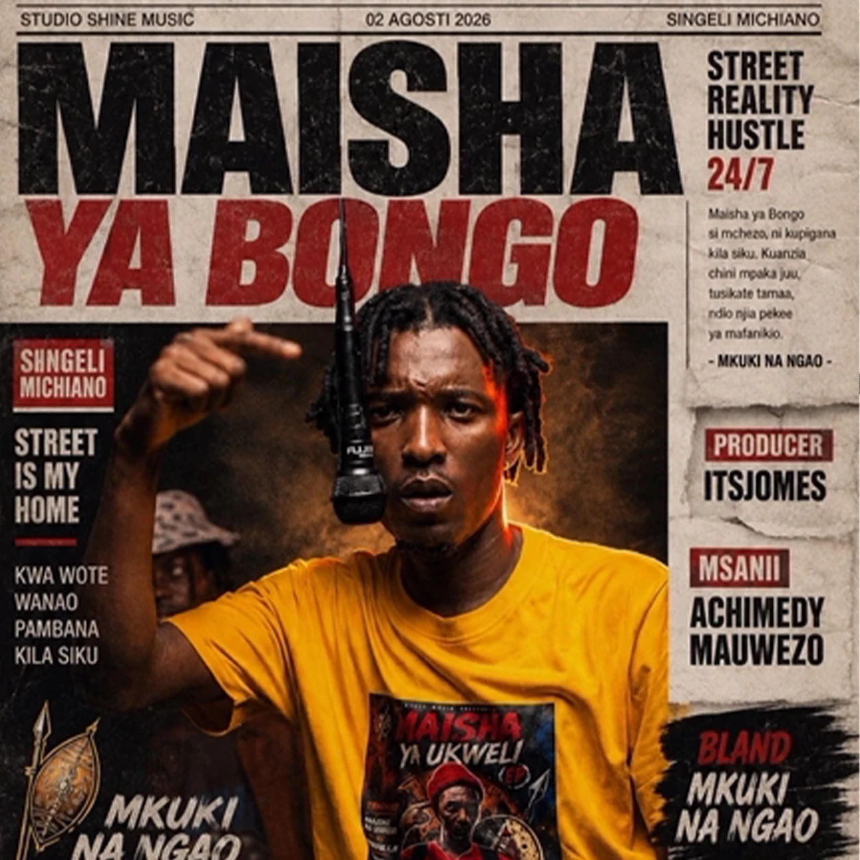 Achimedy Mauwezo - Maisha Ya Bongo (Official Audio Cover 2026)