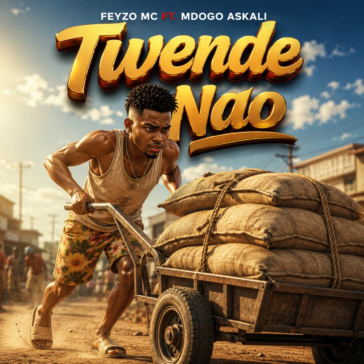 Feyzo Mc Ft. Mdogo Askali - Twende Nao (Official Audio Cover 2026)