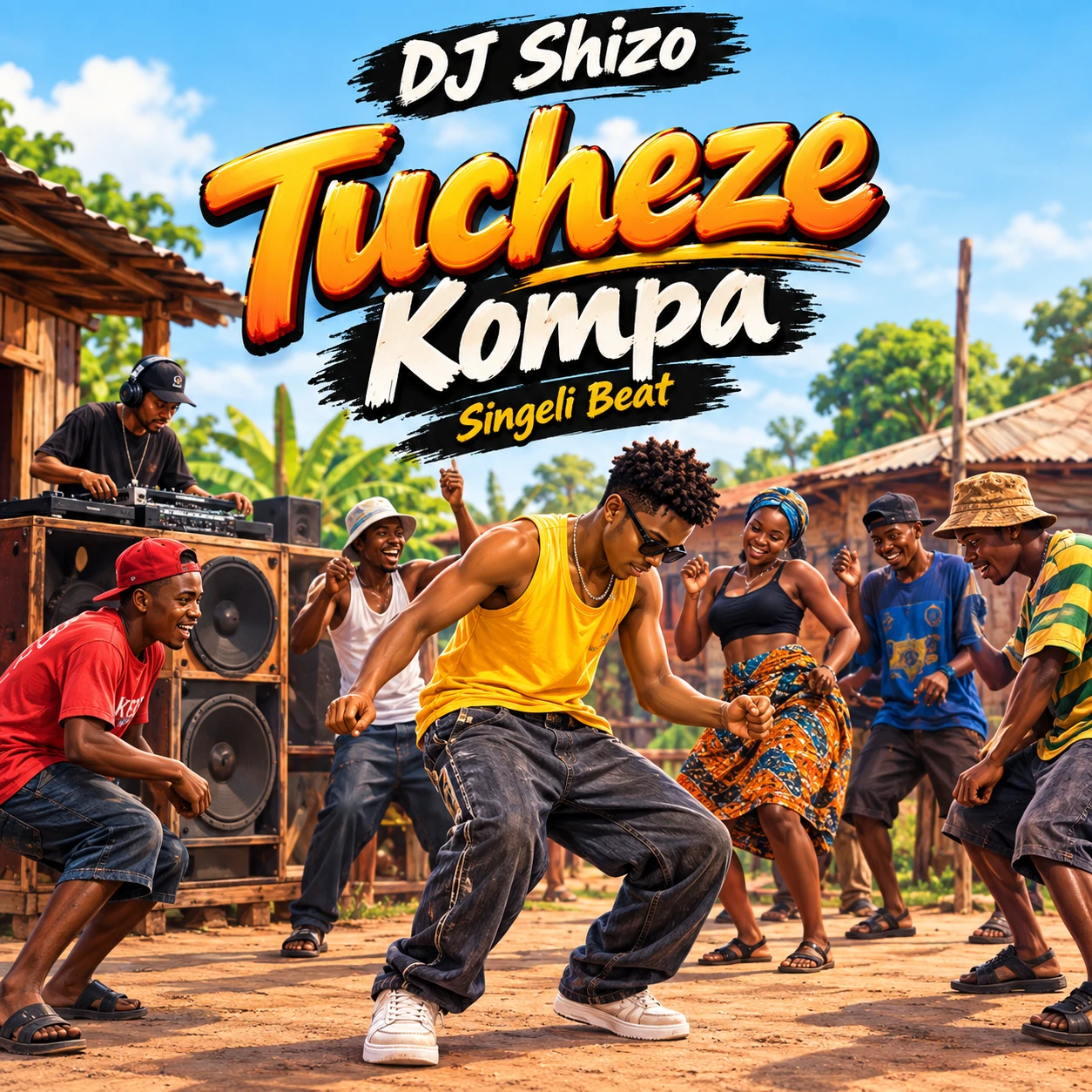 DJ Shizo - Tucheze Kompa Singeli Beat (Official Audio Cover 2026)