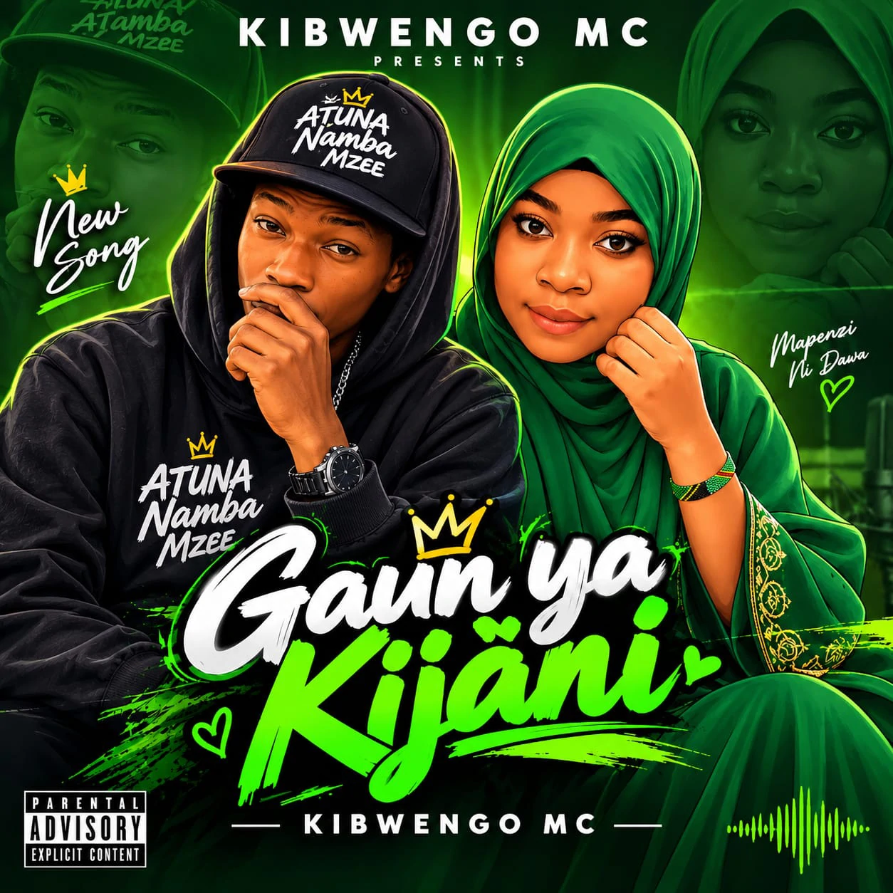 Kibwengo Mc - Gauni ya Kijani (Official Audio COver 2026)
