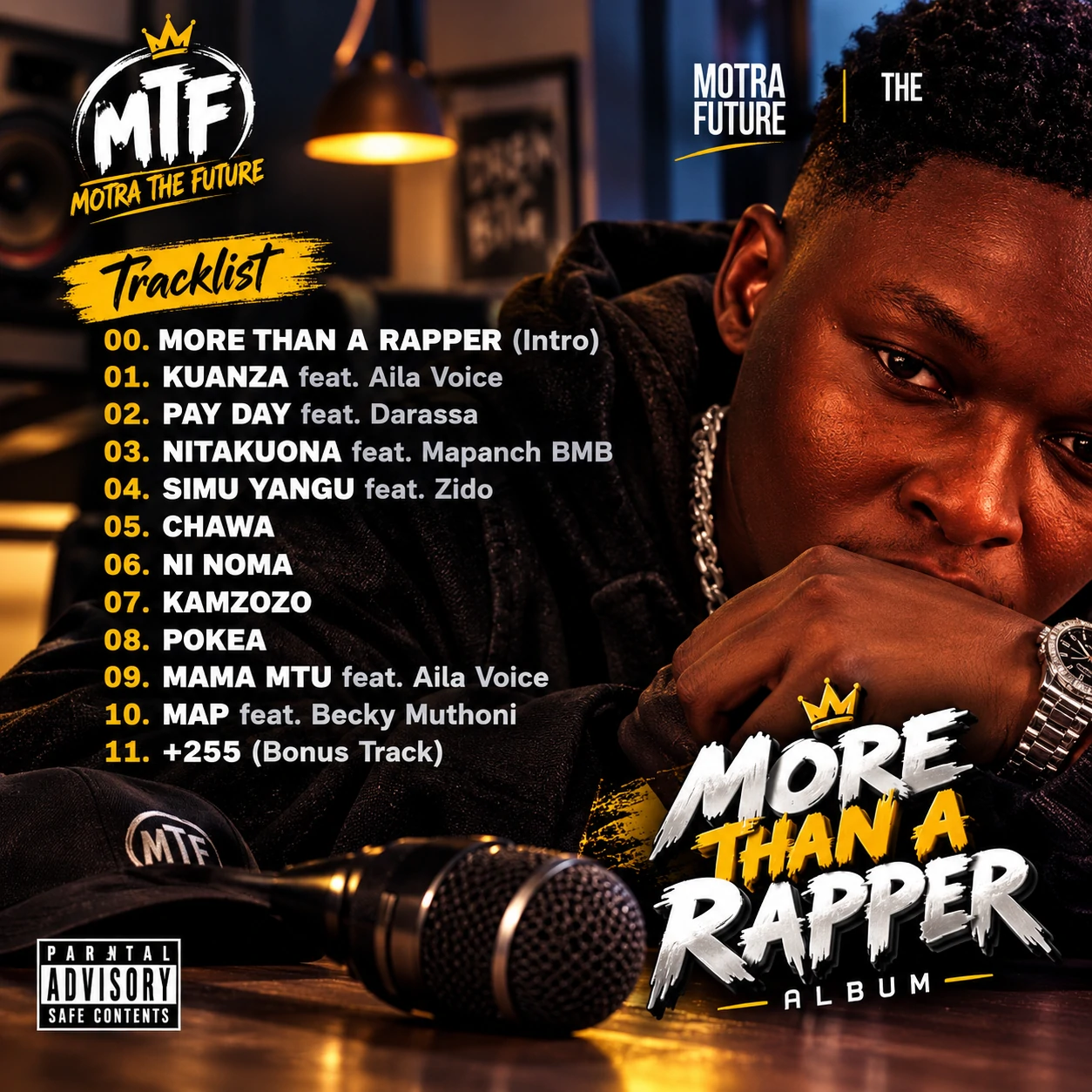 Motra The Future – More Than A Rapper Album (Official Album Cover 2026)