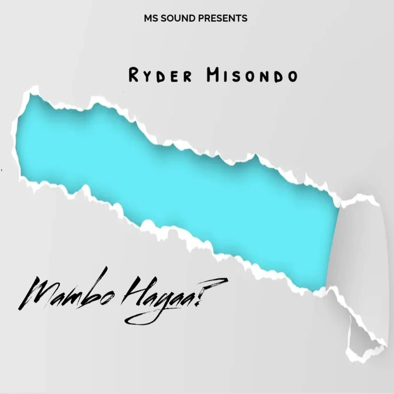 Ryder Misondo - Mambo Hayaa Mawili Singeli Beat (Official Audio Cover 2026)
